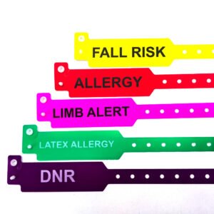 Medical ID Bands Patient Bracelets